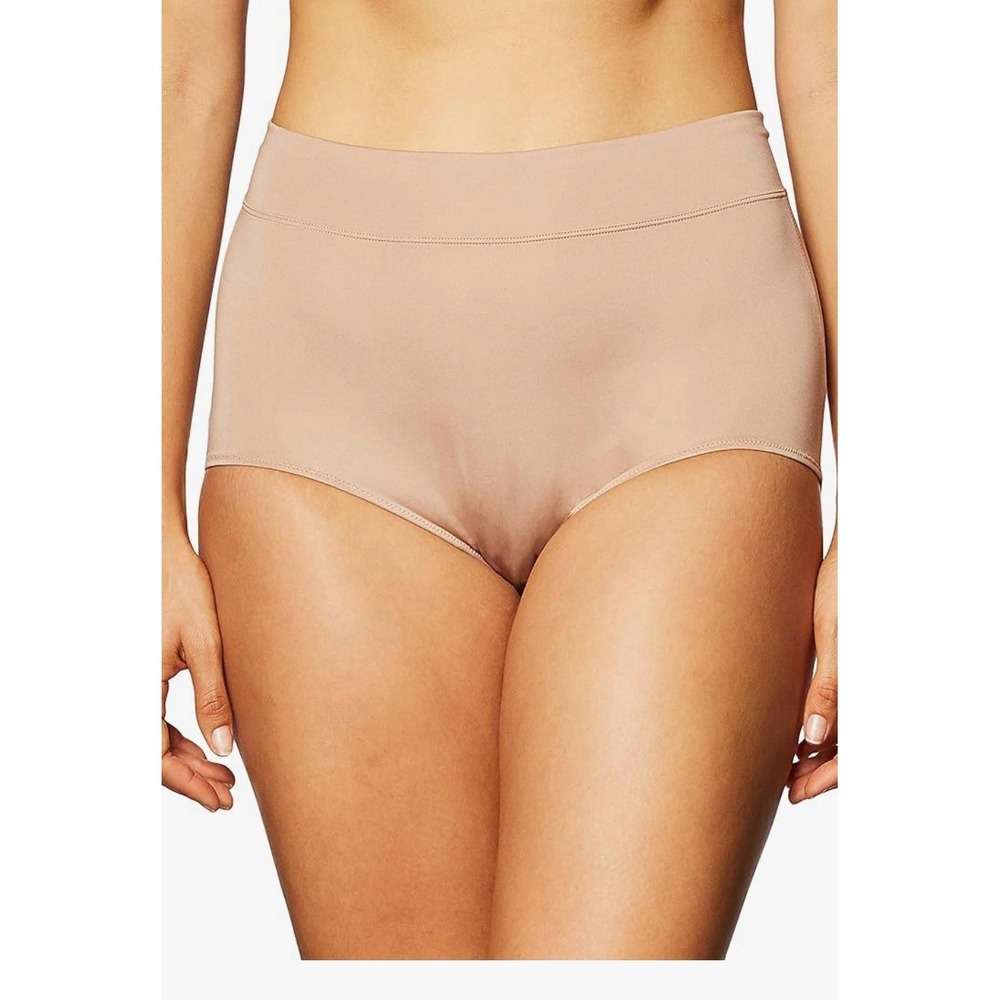 NEW Warners No Pinching No Problem Beige‎ Panty 2 Pair Size 11 (3XL) Microfiber